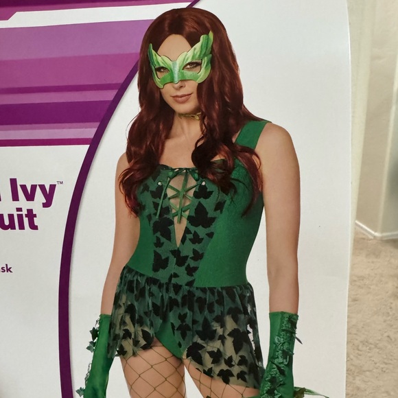 Poison Ivy bodysuit Halloween costume size XL - Picture 2 of 4